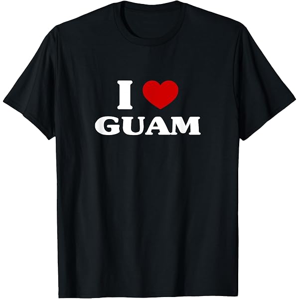 Amazon | アイ・ラブ・グアム Tシャツ | Tシャツ・カットソー 通販